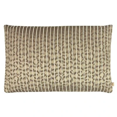 Image of Kai Wrap Caracal Striped Yarn Cushion Cover Bronze One Size