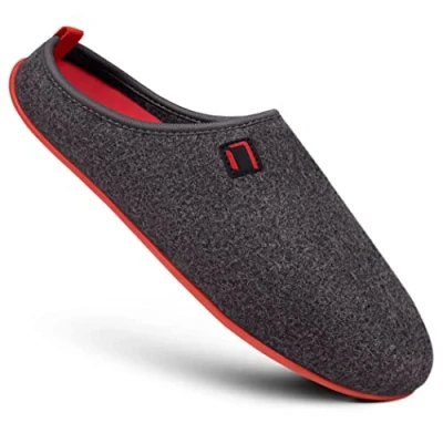 Image of Nanga Unisex Wool Slipper Red Mule, 6 UK