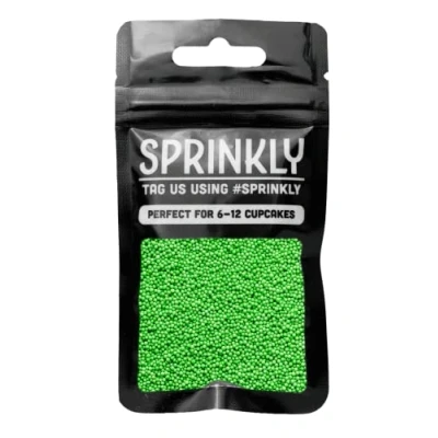 Image of SPRINKLY Matt 100&#039;s &amp; 1000&#039;s Green 30g