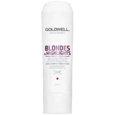 Image of Goldwell Dualsenses Blondes &amp; Highlights Anti Yellow Conditioner, 200ml