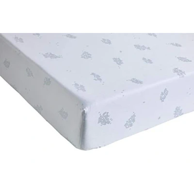 Image of Blanc des Vosges Fitted Sheet, Porcelain, 90 x 190 cm