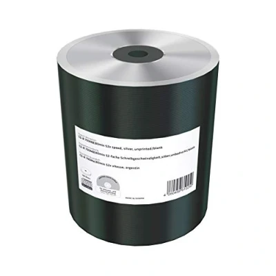 Image of CD R 700MB80min 52x Write Speed Silver Blank Pack of 100 in Film (Shrink)