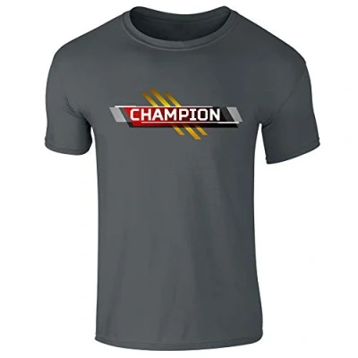 Image of Apex Champion Inspired Gamer PC Console Mens T Shirt Charcoal Grey (2XL)