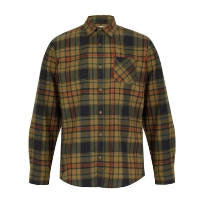 Image of Tokyo Laundry Men&#039;s Printed Checked Cotton Flannel Shirt