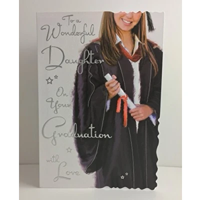 Image of Jonny Javelin Wonderful Daughter On Your Graduation Card