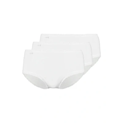 Image of Sloggi 3 PACK Briefs, Women&#039;s, Size: 10, White
