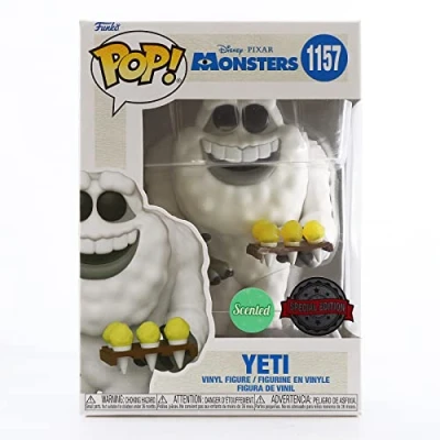 Image of Funko POP! Disney: Disney Pixar Monsters Inc 20th Yeti Scented Collectable Vinyl Figure Gift Idea Official Merchandise Toys for Kids &amp; Adults Movies Fans Model Collectors