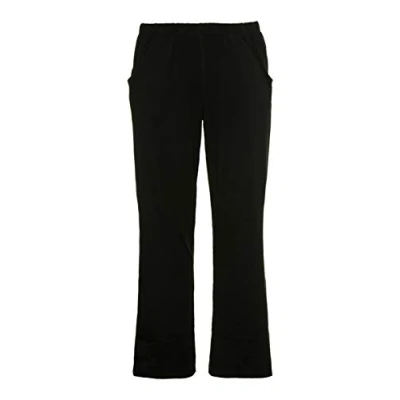 Image of Ulla Popken Women&#039;s Weite Viskose Hose Trouser, Black (Black 10), 56W / 32L