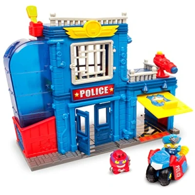 Image of SuperThings Police Station Kaboom City Station. Contains 1 x exclusive vehicle and 2