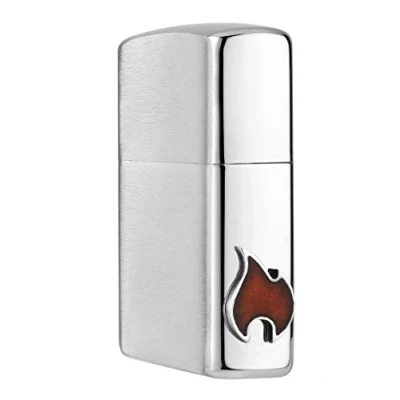 Image of Zippo Lighter, Metal, Silver, Normal