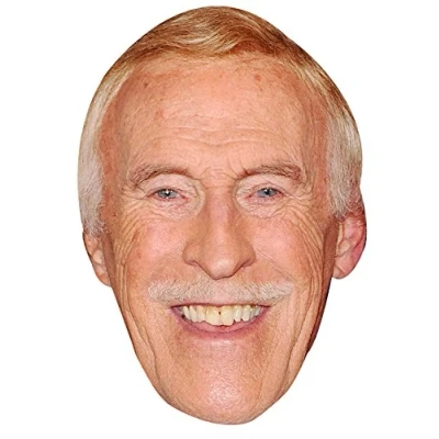 Image of FoxyPrinting BRUCE FORSYTH JB TV Star Fancy Dress Cardboard Celebrity Party Face Mask