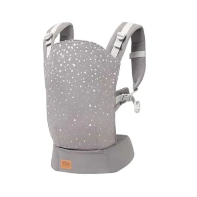 Image of Kinderkraft Baby Carrier NINO Confetti Ergonomic Sling, Holder, Lightweight, Confortable, Ajustable, 2 Carrying Position: Front and Backpack, for Newborn, from 3 Month to 20 kg, Gray, 1.0 Count