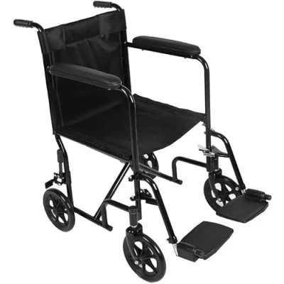 Image of Panana All AID Lightweight Transit Comfortable Portable Folding Travel Wheelchair with Brakes
