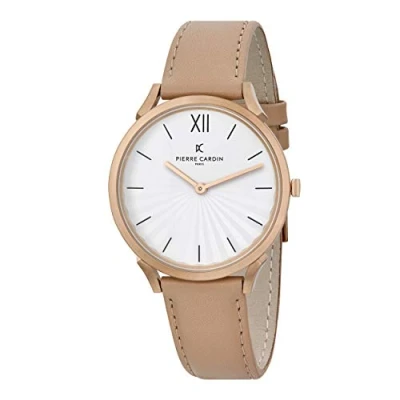 Image of Pierre Cardin Unisex&#039;s Analogue Quartz Watch with Leather Strap CPI.2002