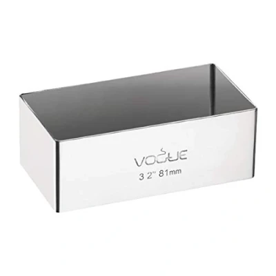 Image of Rectangular Mini Gateaux Mould 8x4cm