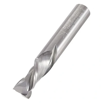 Image of Trend CNC Compression Spiral Router Cutter, 10mm Shank, Cut Diameter &amp; 22mm Length, Solid Tungsten Carbide, CNC/207X10STC