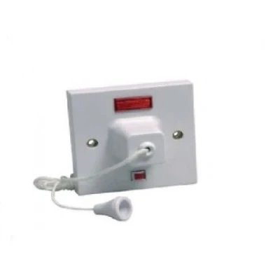 Image of Axiom 45Amp Ceiling Shower Pull Cord Switch Dp With Neon
