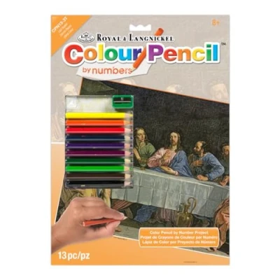 Image of Royal &amp; Langnickel Last Supper Design Pencil by Number Kit