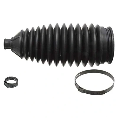 Image of 53534SMA003 Bellow, steering FEBI BILSTEIN 101670 Thermoplast Front Axle Left, Right with clamps HONDA: CR V 3