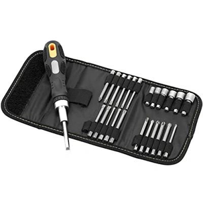 Image of 26 Piece Ratchet Screwdriver Set with Carrying Case by Pittsburgh