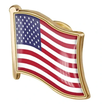 Image of 1pc American Flag Pin Badge Metal Lapel Brooch Usa United States of Novelty Accessory