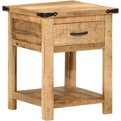 Image of vidaXL Bedside Cabinet 40x40x50 cm Solid Wood Mango