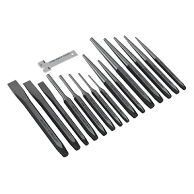 Image of Sealey Premier Punch &amp; Chisel Set 16pc