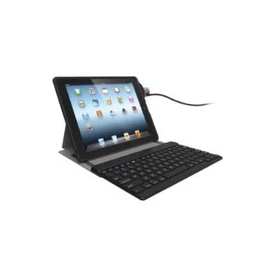 Image of Kensington K67755 Keyboard KeyFolio, SecureBack, iPad Protective Case, Bluetooth &amp; ClickSafe Keyed Lock for Apple 2 3rd Gen 4th