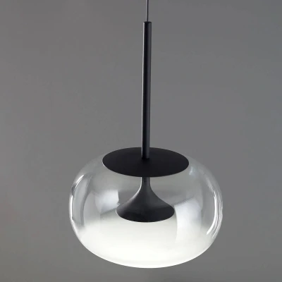 Image of Alive LED Globe Ceiling Pendant Black 575lm 2700K