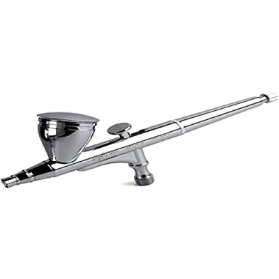 Image of SPARMAX Dual Action Gravity Airbrush, Other Material, Chrome, 0,4 mm