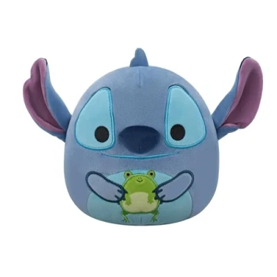 Image of Squishmallows Original Disney 10 Inch Stitch Holding Frog Official Plush