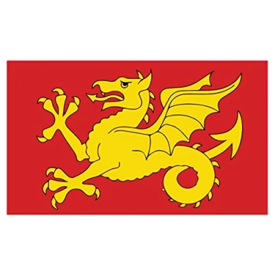 Image of Landing Designs 2 x HISTORIC WESSEX EMBLEM STICKERS