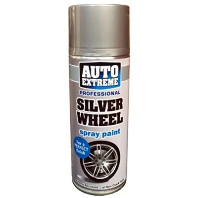 Image of AUTO EXTREME Silver Wheel 1924 Spray Paint Aerosol 400ml (12 Pack)
