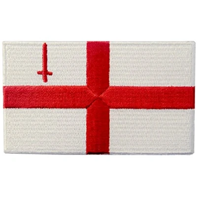 Image of London City Flag Patch Embroidered Applique Iron On Sew UK Emblem