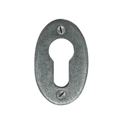 Image of From the Anvil 33706 Oval Euro Escutcheon Pewter