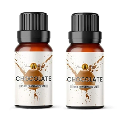 Image of Aroma Energy Chocolate Fragrance Oil 20ml (2 x 10ml) Highly Scented for Making Candle, Soap, Wax Melt, Diffuser etc