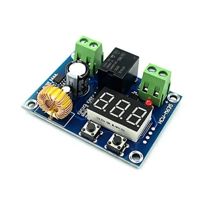 Image of iHaospace Digital Low Voltage Protector Disconnect Switch Over Discharge Protection Module for 12 34V Lead Acid Lithium Battery