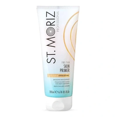 Image of St Moriz Professional Instant Tanning Mousse in Medium Fast Drying Vegan Fake Tan With Aloe Vera &amp; Vitamin E For Streak Free Golden Glow Dermatologically Tested Cruelty 200ml