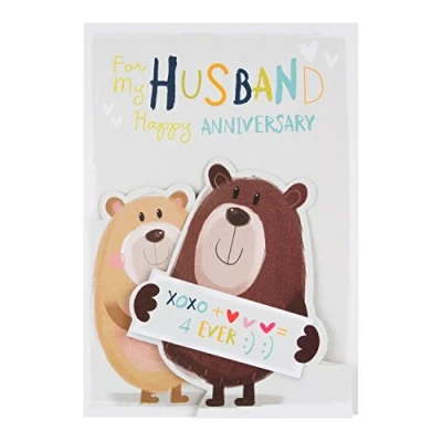 Image of Hallmark Husband Anniversary Card &quot;4ever&quot; Medium