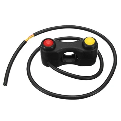 Image of Alamor 22mm 7/8inch 2 Button Array Handlebar Mount Switches Assembly compatible with Motorcycle Race Bikes