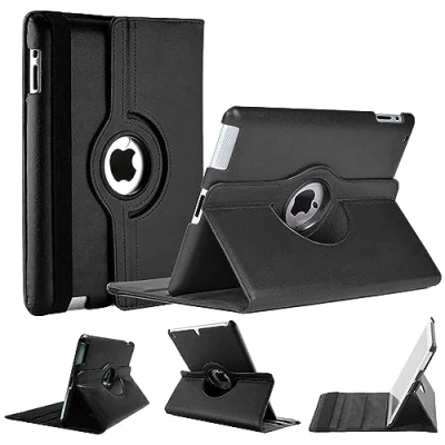 Image of PROTech 360 Rotate Case for iPad 9.7 Inch Air 1 (2013), 2 (2014), 5th (2017) 6th (2018) Auto Sleep/Wake Lightweight Protective Tablet Cover (Black)