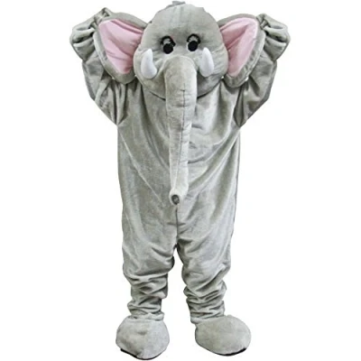 Image of Wicked Costumes Adult Super Deluxe Paradise Elephant Fancy Dress Mascot Costume One Size