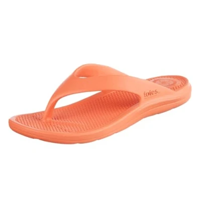 Image of totes Women&#039;s Everywear Ara Thong Sandal, Tigerlilly, 6 UK