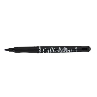 Image of Callicreative Manuscript Italic Calligraphy Black Fine Pen 1.4 mm