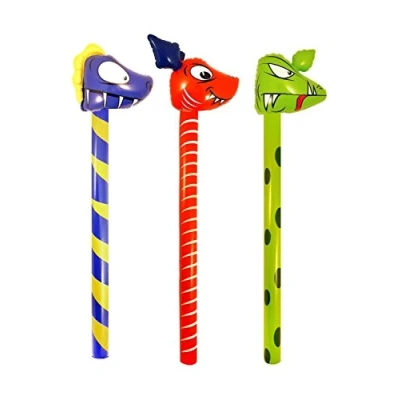 Image of  Henbrandt Single Inflatable Dinosaur Stick 118cm Blow Up Party Decorations Dino Toys Pool Photo Booth Props Fancy Dress Accessory