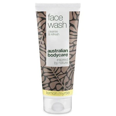 Image of Face Wash 100ml Facial cleanser for oily skin with Tea Tree Oil + Lemon Myrtle Spot Wash, &amp; Deep Cleansing acne prone Women Men