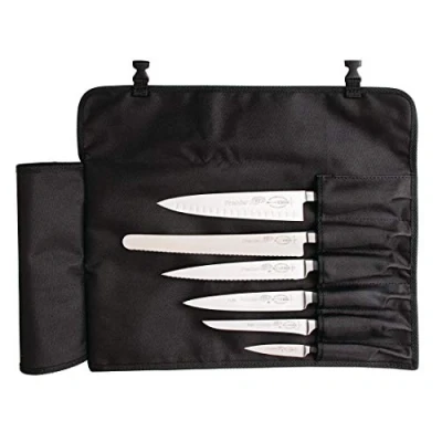 Image of Dick Knives GD795 Black Textile Roll Bag
