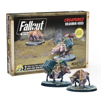 Image of Modiphius Fallout: Wasteland Warfare: Creatures Brahmin Herd