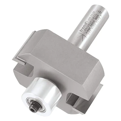 Image of Trend Professional Large Guided Rebater Router Cutter Bit, 1/2 Inch Shank, 50.8mm Cut Diameter &amp; 22.5mm Length, Tungsten Carbide Tipped, 46/390X1/2TC
