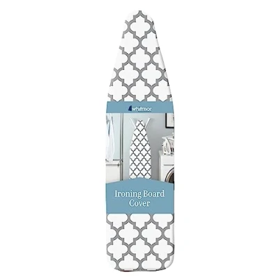 Image of Whitmor Deluxe Ironing Board Cover and Pad Medallion, Medallian Gray